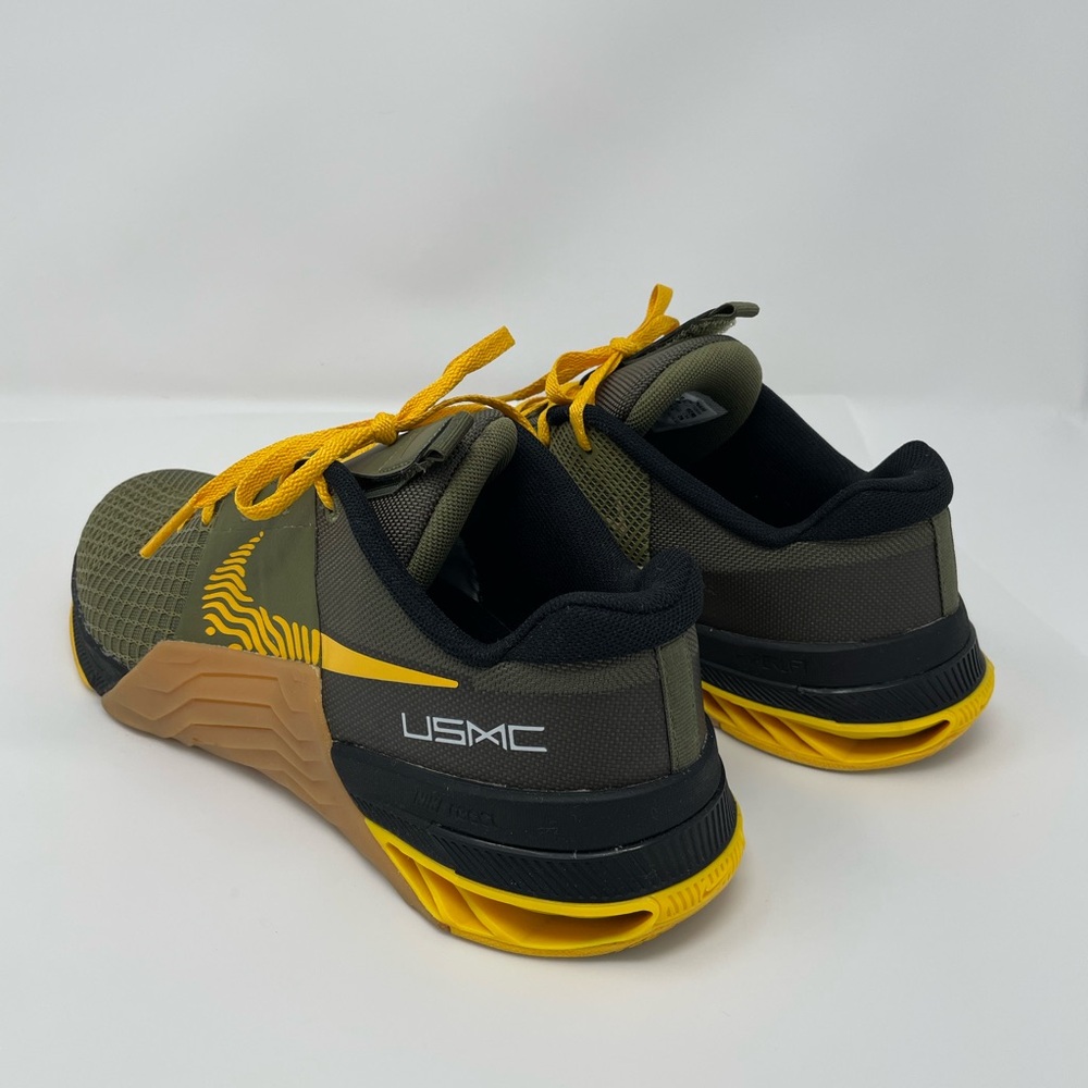 Nike Olive Green and Yellow Men's Athletic Shoes - Picture 2 of 5